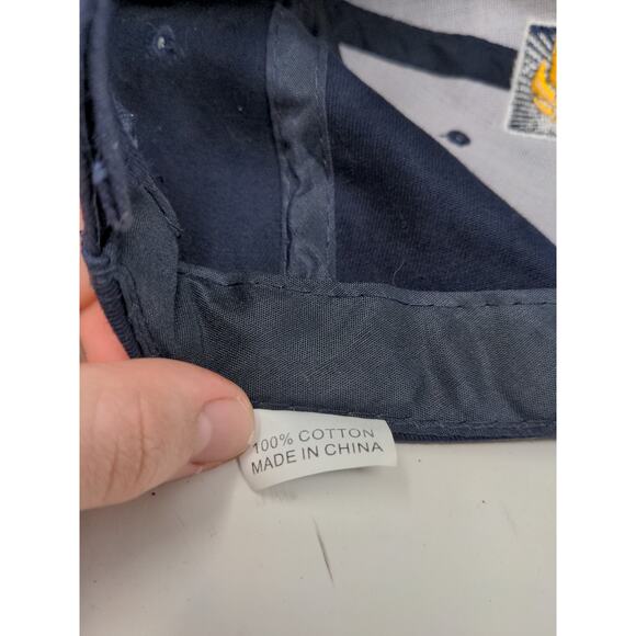 Main Gate NBA Indiana Pacers Hat Embroidered State Logo Blue Strapback - Picture 10 of 10